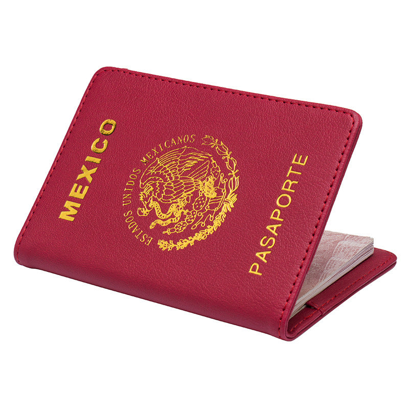North America Mexico Passport Jacket Cover Card Holder