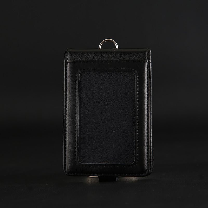 Genuine Leather Bank Traffic Access Control Card Holder