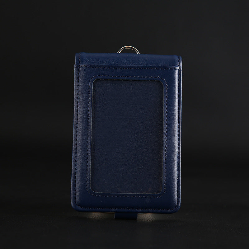 Genuine Leather Bank Traffic Access Control Card Holder