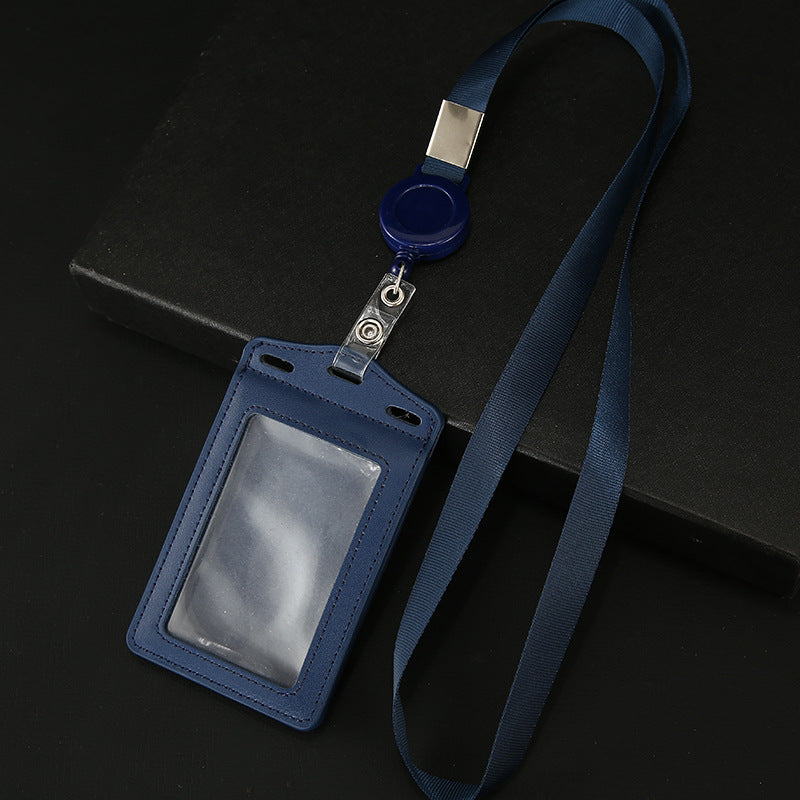 Work Name Tag Retractable Lanyard Airport Card Holder