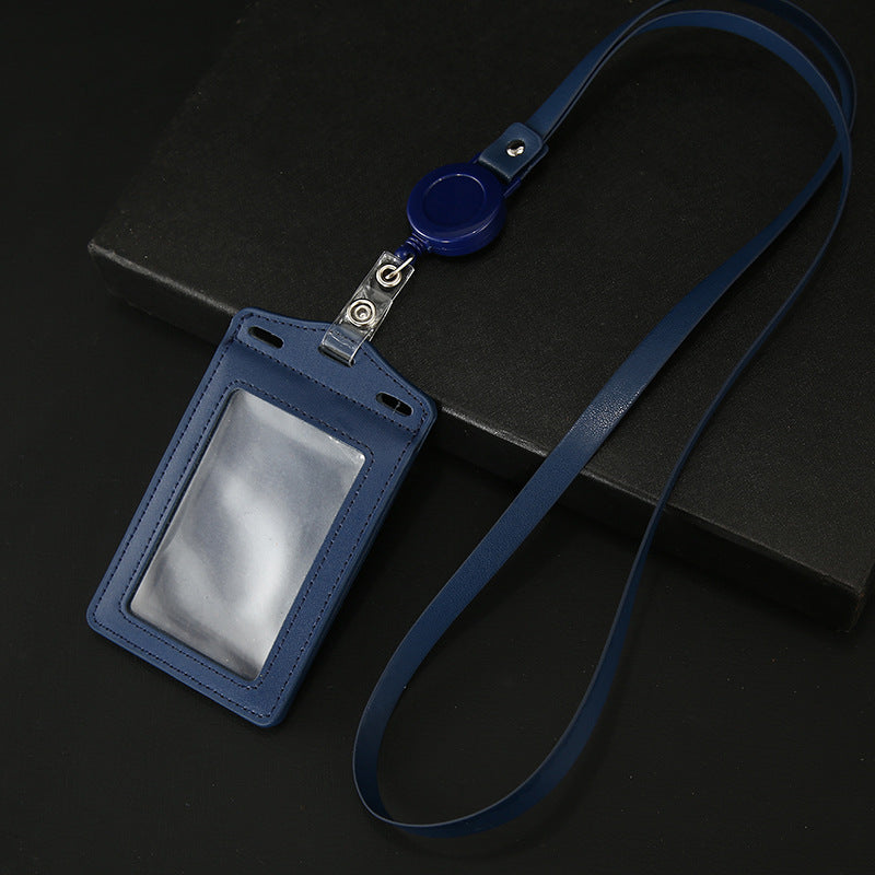 Work Name Tag Retractable Lanyard Airport Card Holder