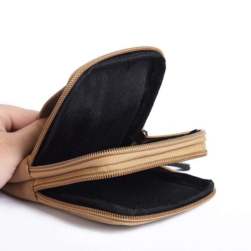 Popular Canvas Big Screen Mobile Business Men's Waist Packs