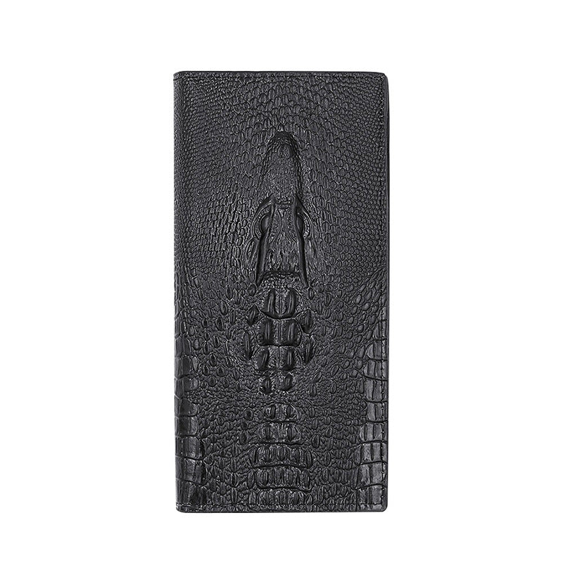 Men's Crocodile Pattern For Series Business Short Men's Wallets