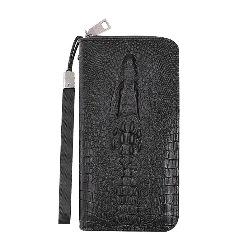 Men's Crocodile Pattern For Series Business Short Men's Wallets