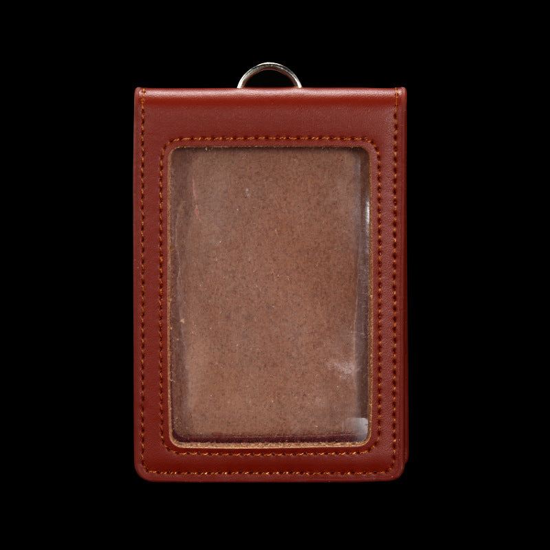 Leather Half Fold Air Airport Multiple Card Holder