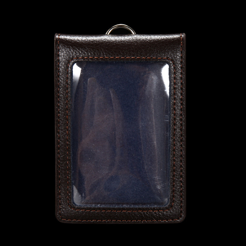 Leather Half Fold Air Airport Multiple Card Holder