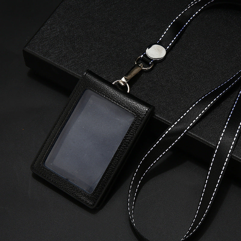 Leather Half Fold Air Airport Multiple Card Holder