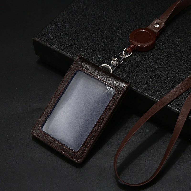 Leather Half Fold Air Airport Multiple Card Holder