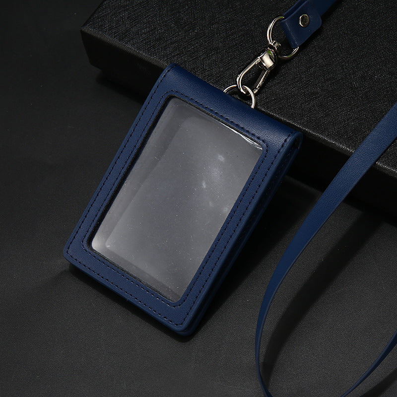 Leather Half Fold Air Airport Multiple Card Holder