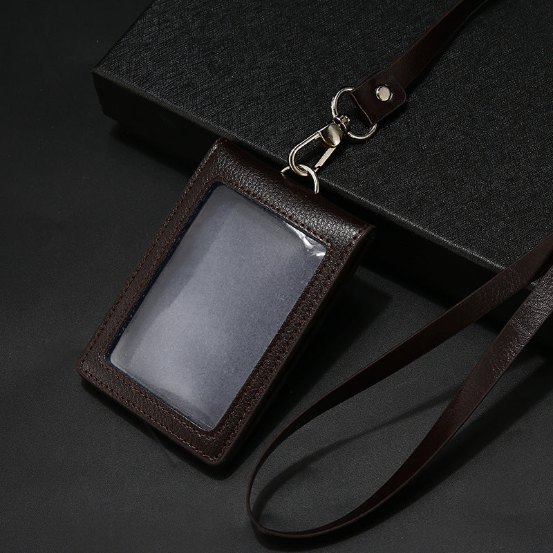 Leather Half Fold Air Airport Multiple Card Holder
