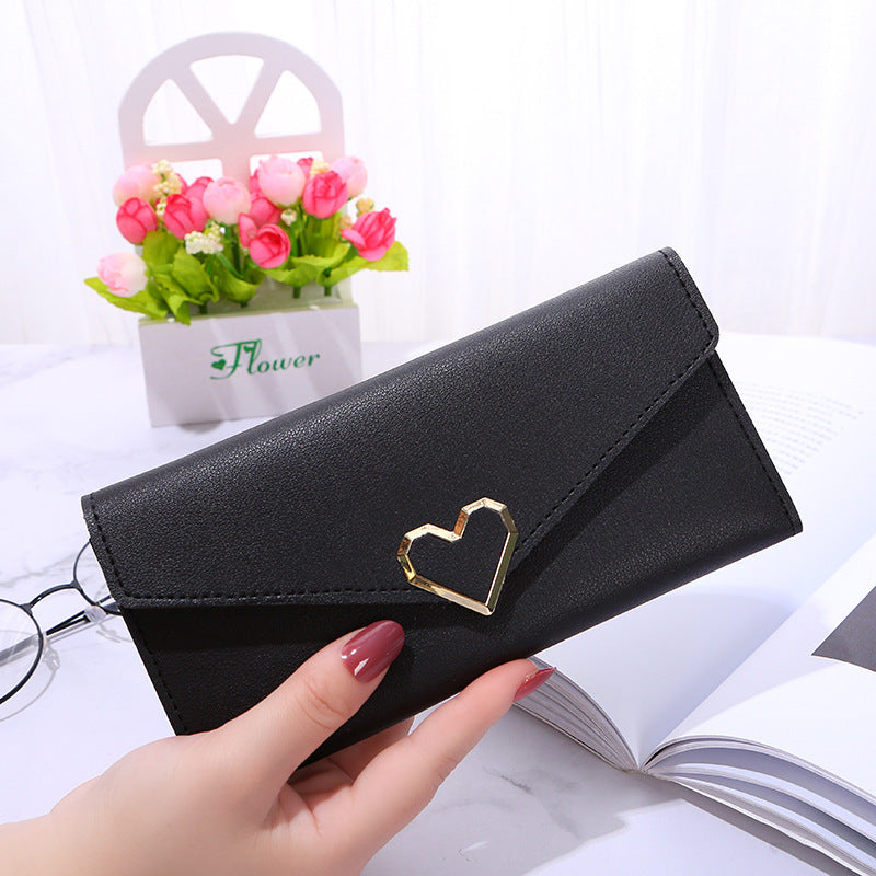 Women's Long Love Version Multiple Slots Handbags