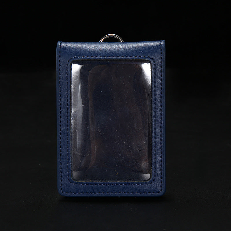 Leather Half Fold Air Airport Multiple Card Holder