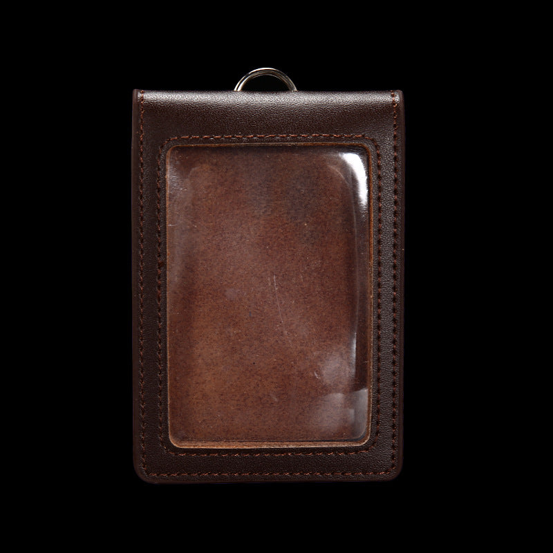 Leather Half Fold Air Airport Multiple Card Holder