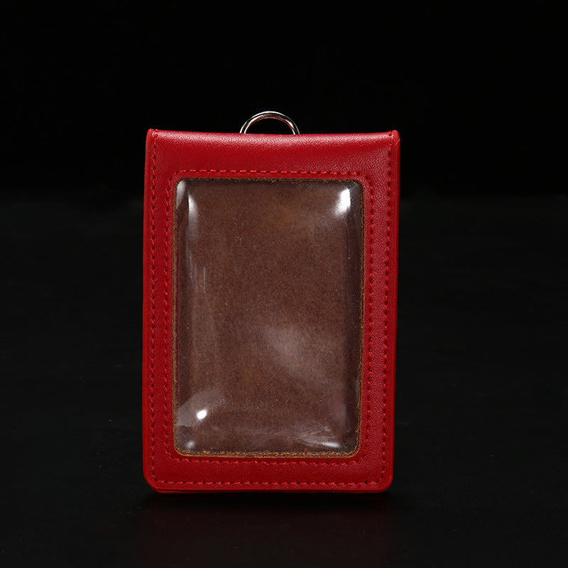 Leather Half Fold Air Airport Multiple Card Holder