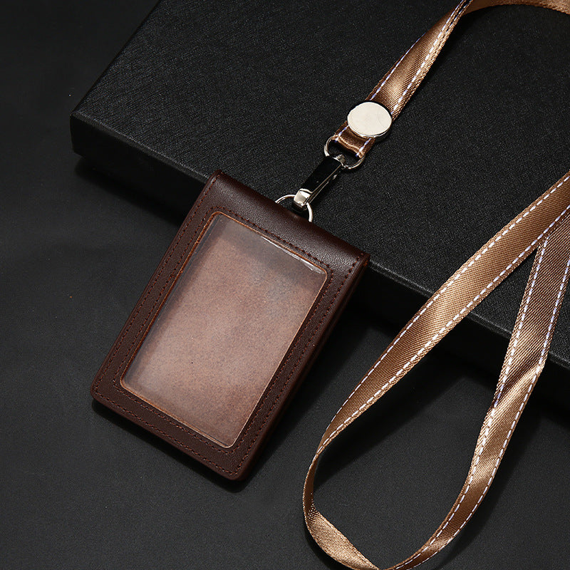 Leather Half Fold Air Airport Multiple Card Holder