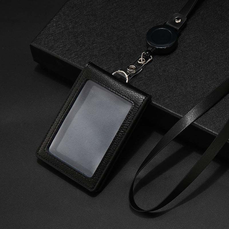 Leather Half Fold Air Airport Multiple Card Holder