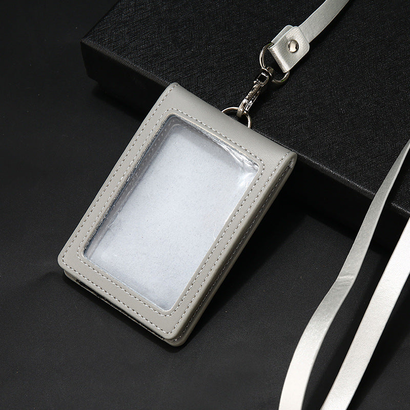 Leather Half Fold Air Airport Multiple Card Holder