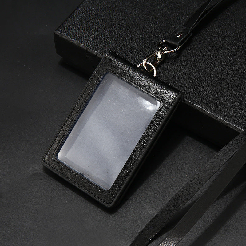 Leather Half Fold Air Airport Multiple Card Holder