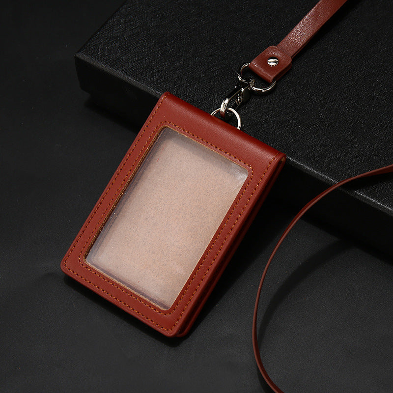 Leather Half Fold Air Airport Multiple Card Holder