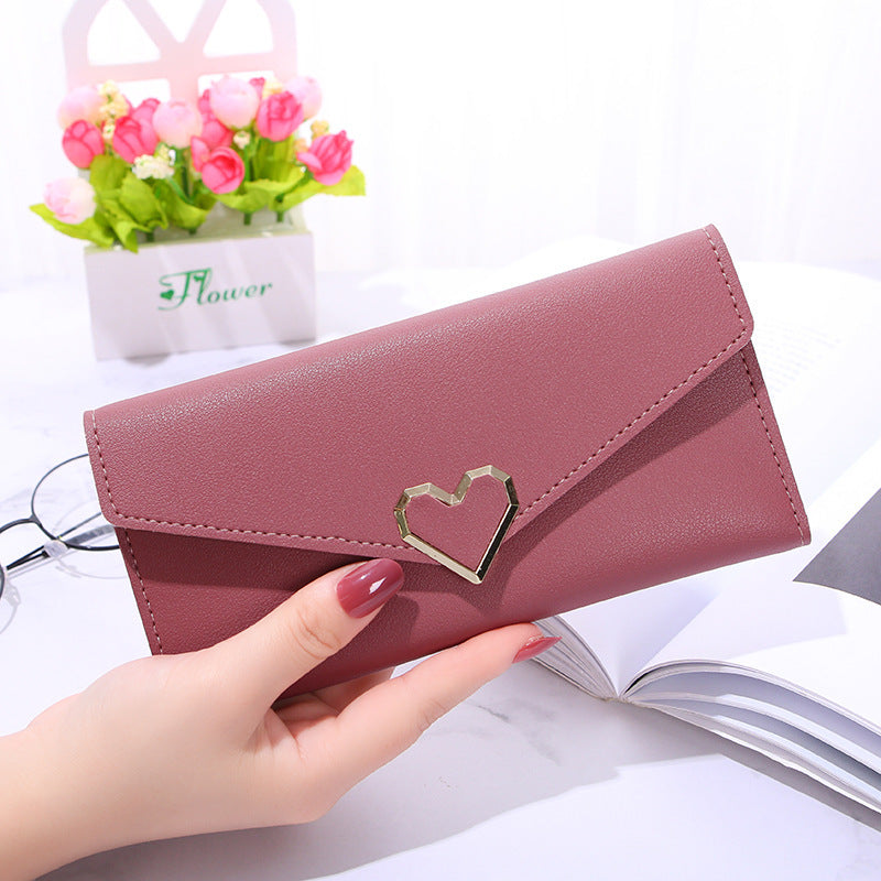 Women's Long Love Version Multiple Slots Handbags