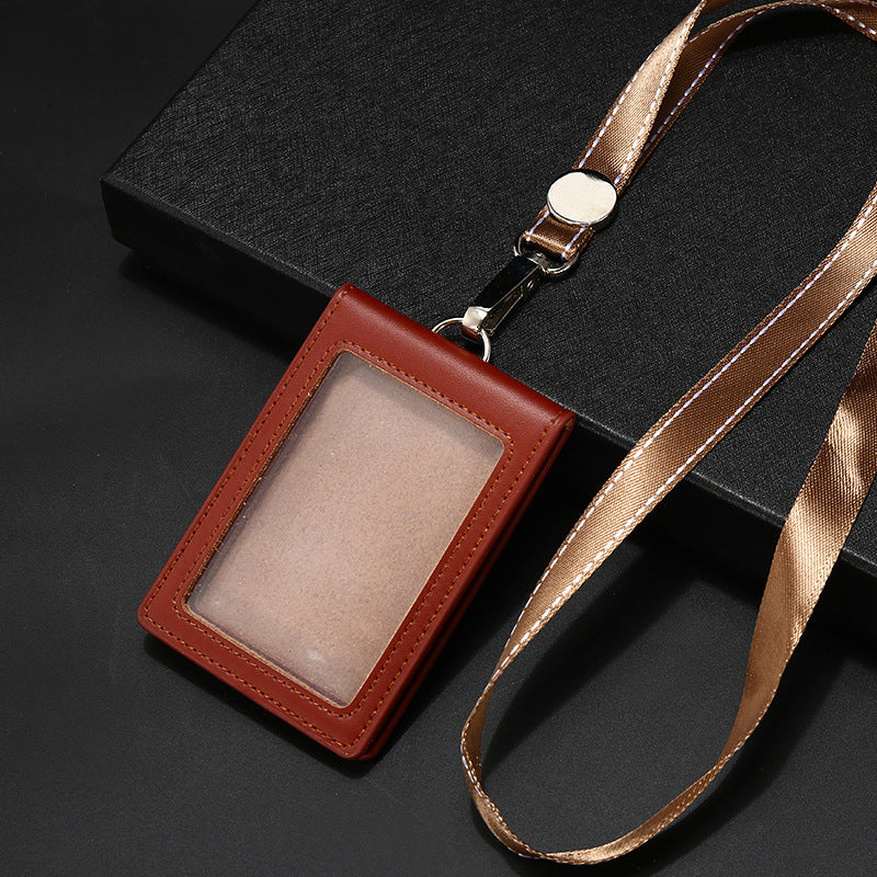 Leather Half Fold Air Airport Multiple Card Holder