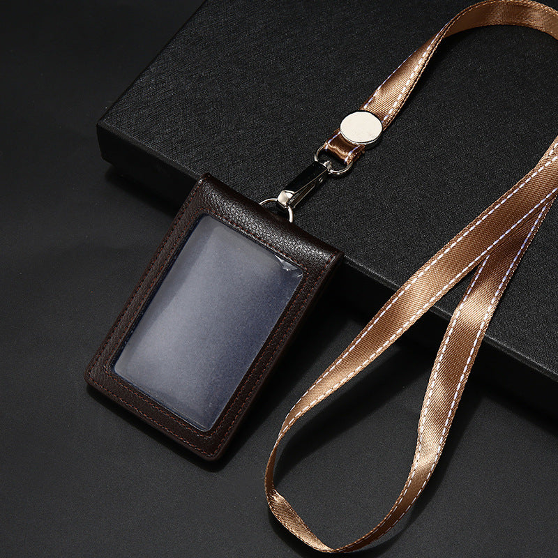 Leather Half Fold Air Airport Multiple Card Holder