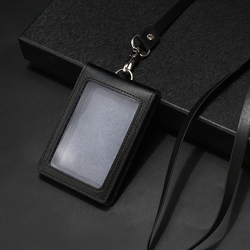 Leather Half Fold Air Airport Multiple Card Holder