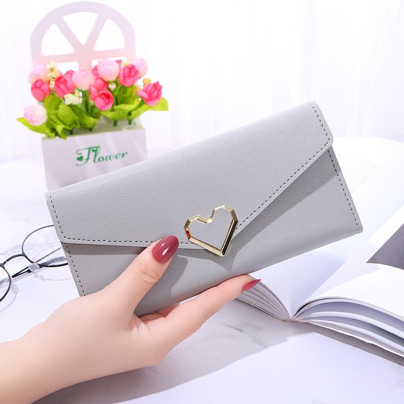 Women's Long Love Version Multiple Slots Handbags