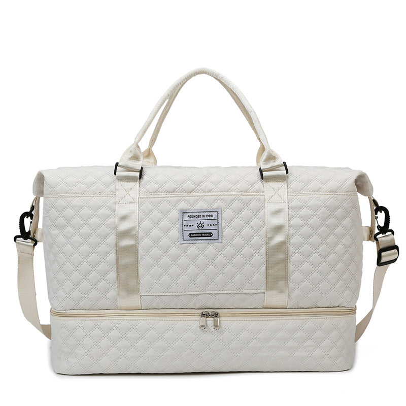 Women's Capacity Business Trip Portable Shoe Warehouse Storage Short Travel Bags