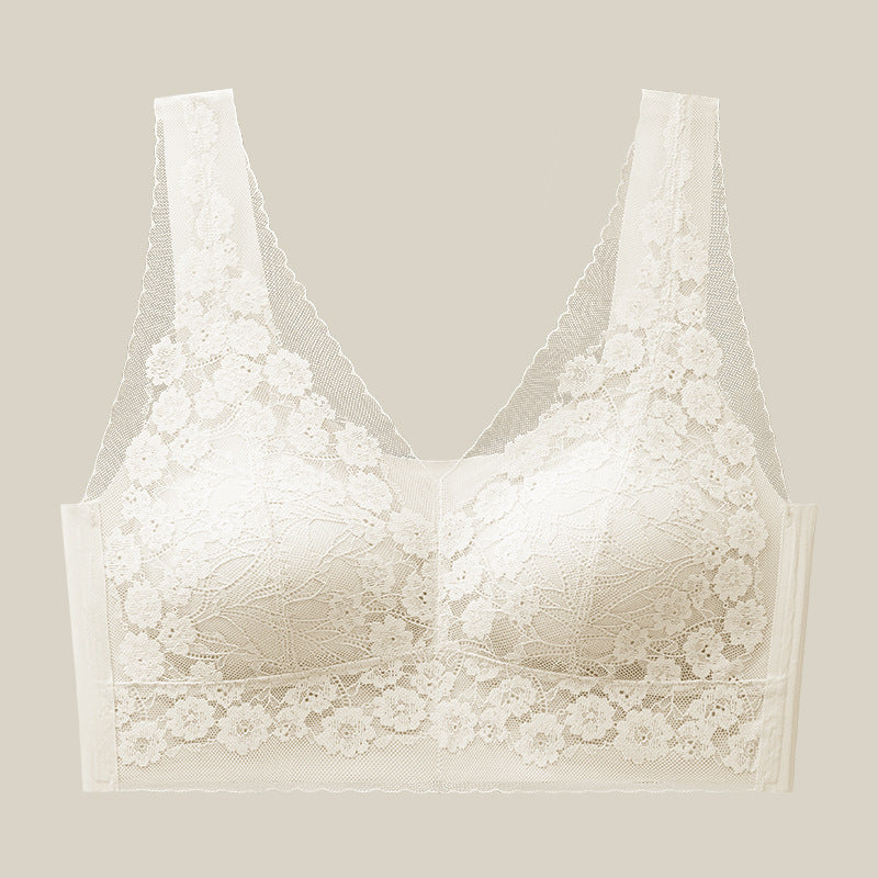 Seamless Fit Lace One-piece Cup Push Up Bras