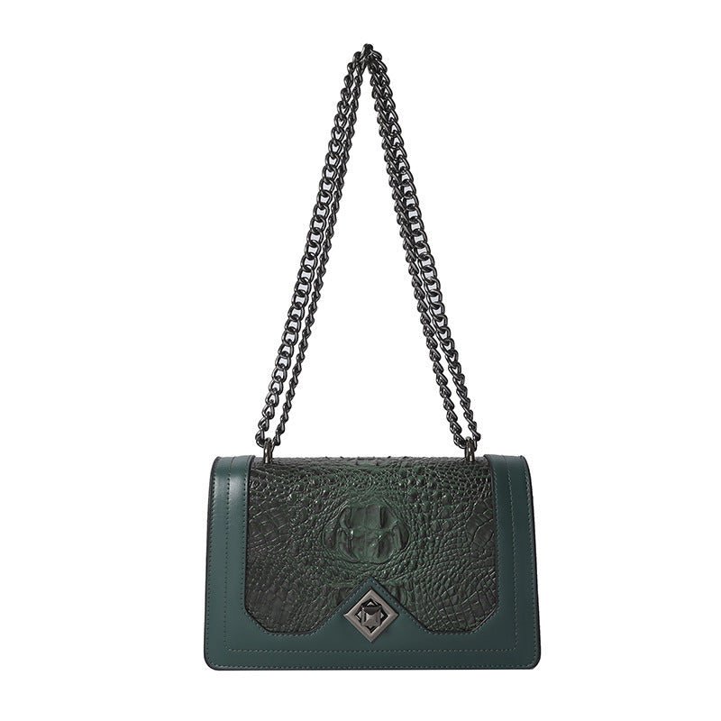 Attractive Slouchy Women's Retro Embossing Chain Women's Messenger Bag
