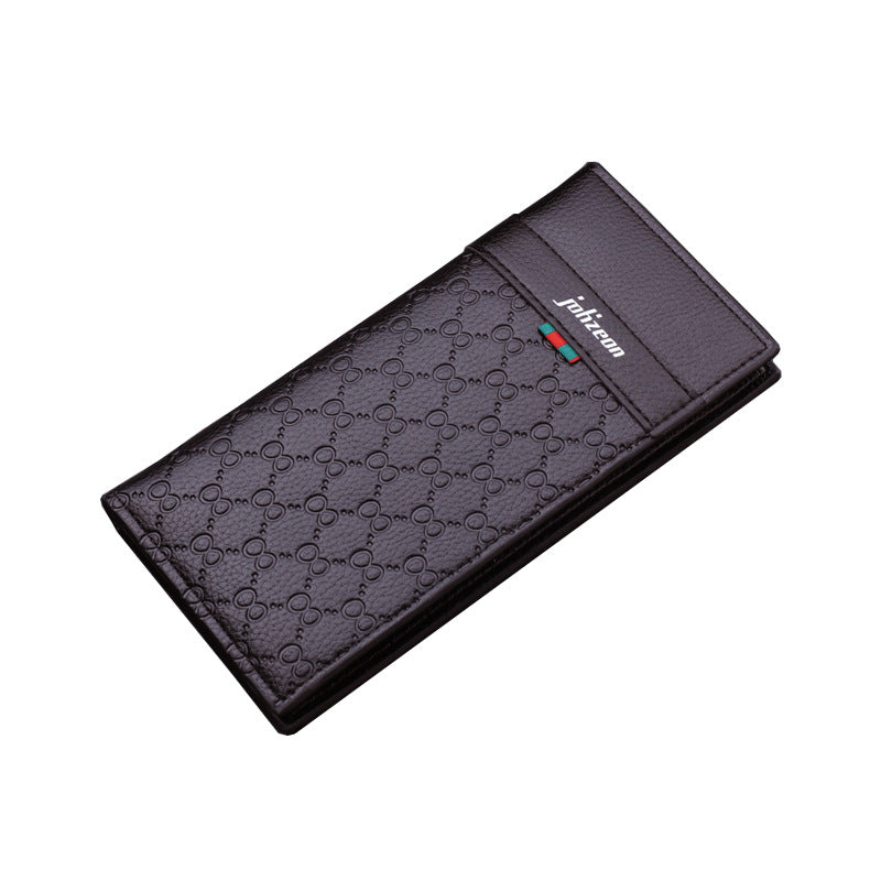 Men's Slouchy Long Multiple Slots Thin Men's Wallets