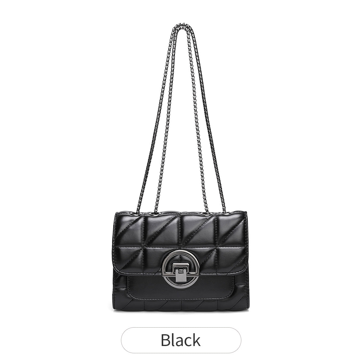 Women's Spring Stylish Good Texture Chain Rhombus Bags