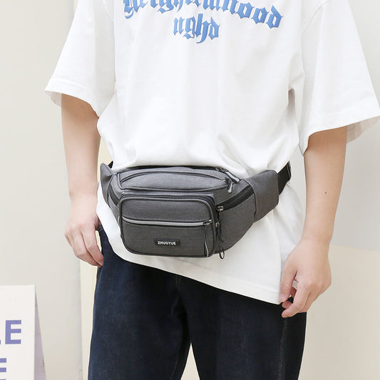 Men's Large Capacity Leisure Korean Style Fashion Men's Waist Packs