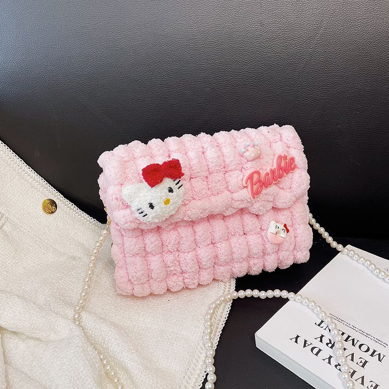 Women's Hello Kitty Homemade Material Gifts For Women's Messenger Bag
