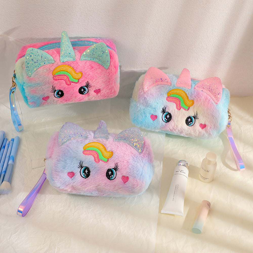 Unicorn Hand Carrying Toiletry Studying Stationery Bags