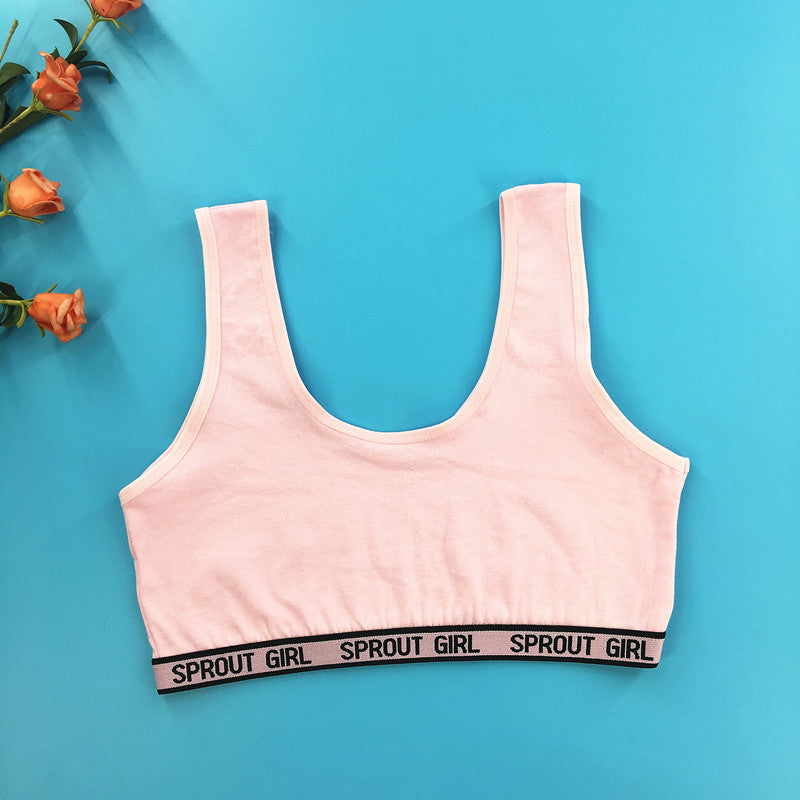 Side Work Back Fashion Teenage Puberty Underwear 2 Without Tanks Camis