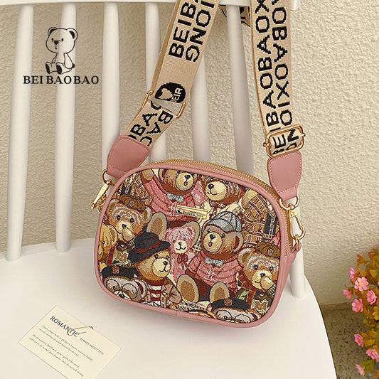 Cool Women's Fashion Source Bear Round Bags