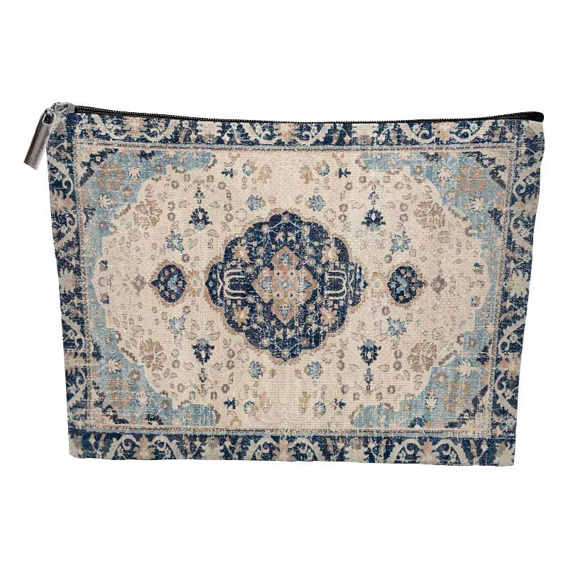 Women's Bohemian Duplex Printing Portable Fashion Personal Hygiene Makeup Bag