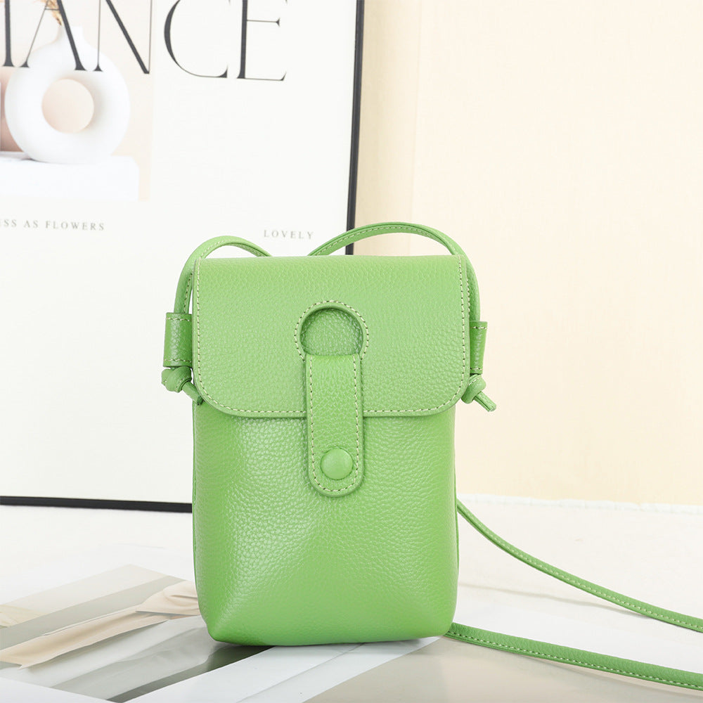 Women's Genuine Leather Mobile Summer Lightweight Fashion Large Phone Bags