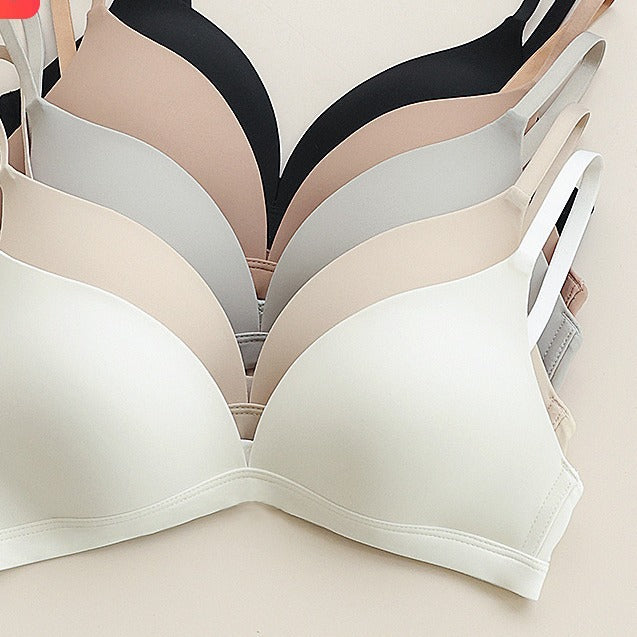 Women's Cup Large Simple Solid Color Summer Bras