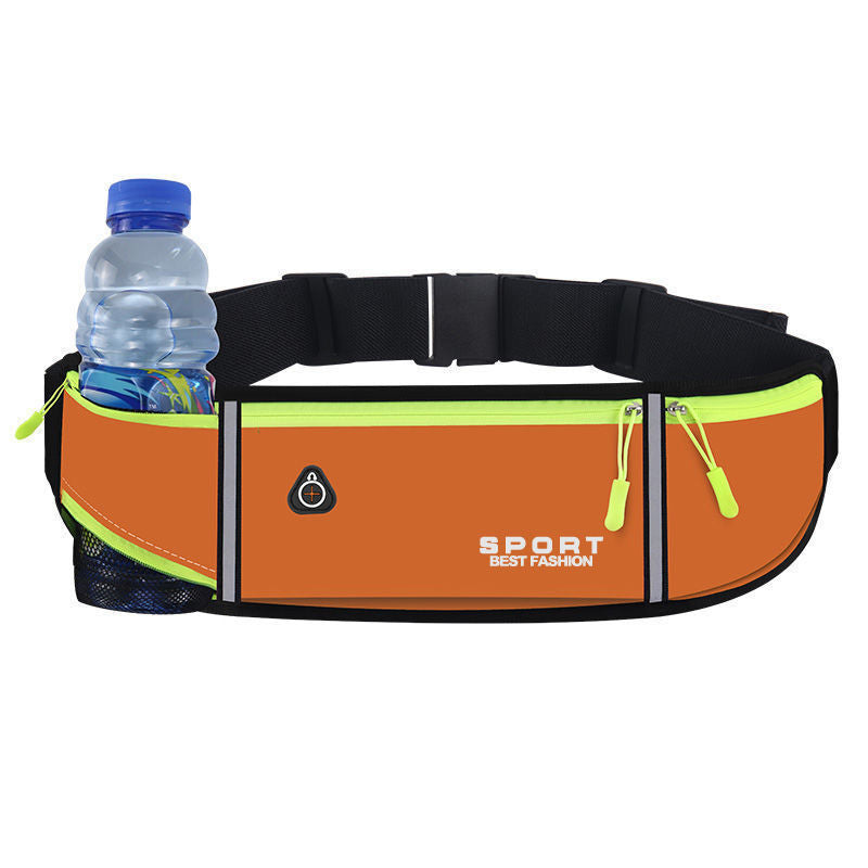 Women's & Men's & Summer Close-fitting Mobile Fitness Kettle Men's Waist Packs