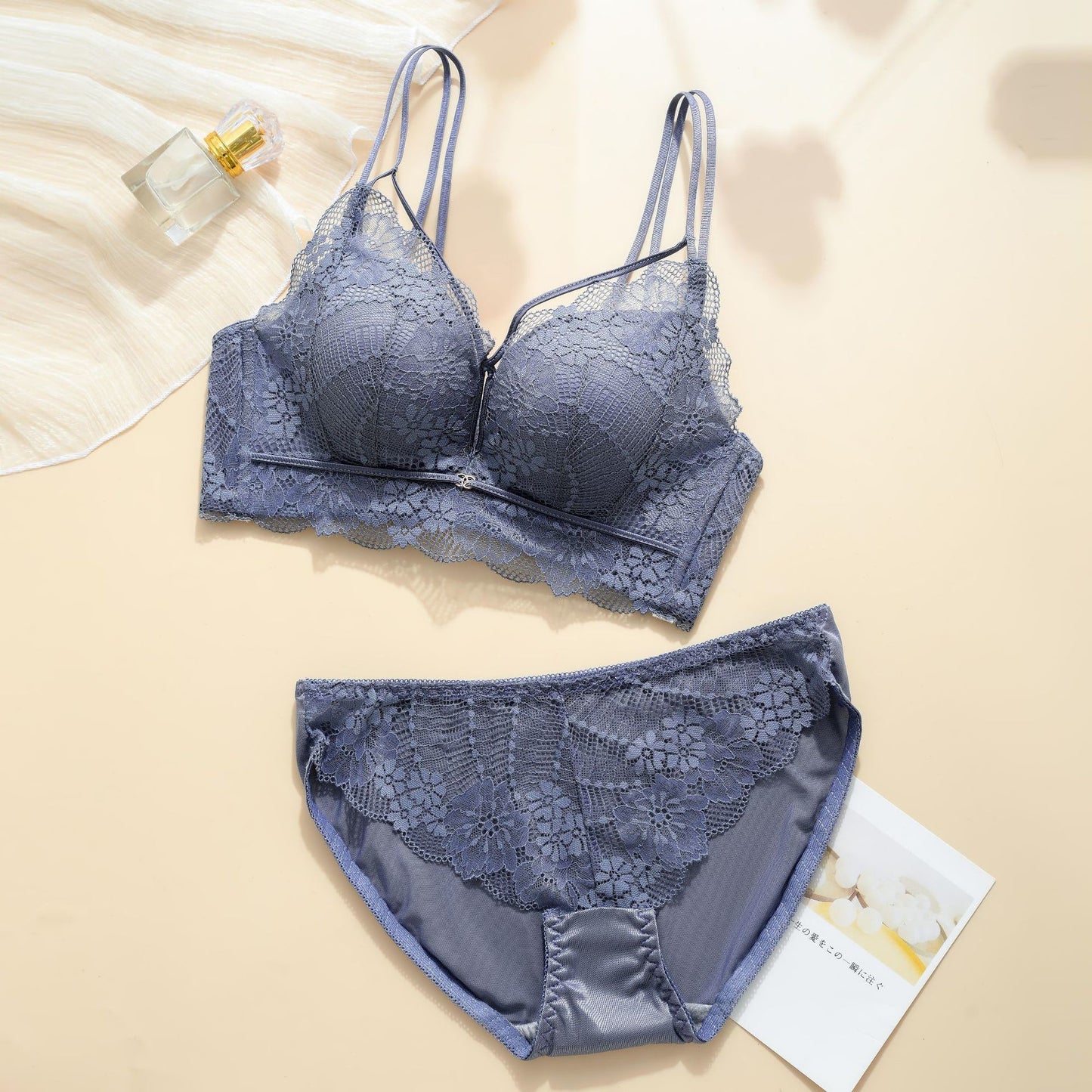 Full Support Padded Small Chest Push Up Flat Special Lingerie Sets
