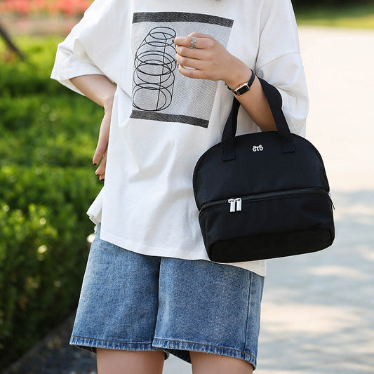 Split Portable Large Capacity Thermal Insulation Cosmetic Bags