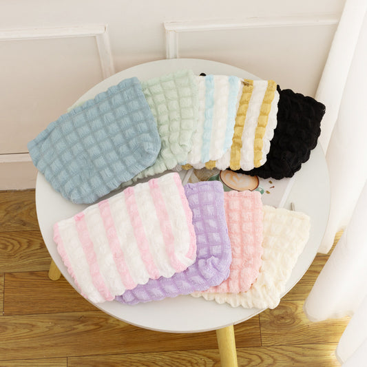 Cloud Portable Large Capacity Canvas Storage Cosmetic Bags