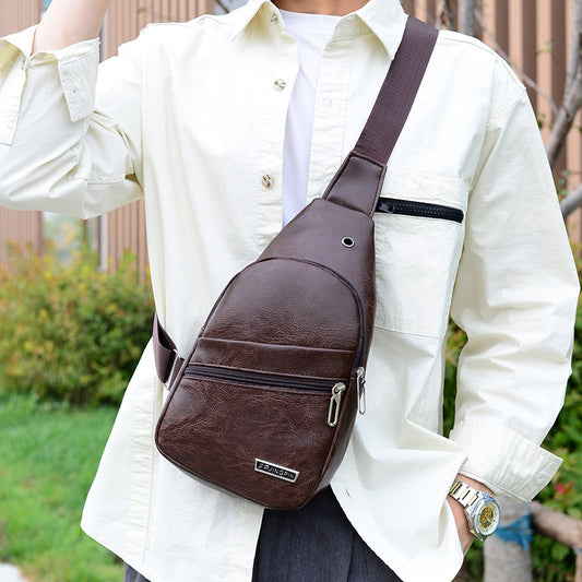 Men's Business Cell Storage Waterproof Leisure Men's Chest Bags