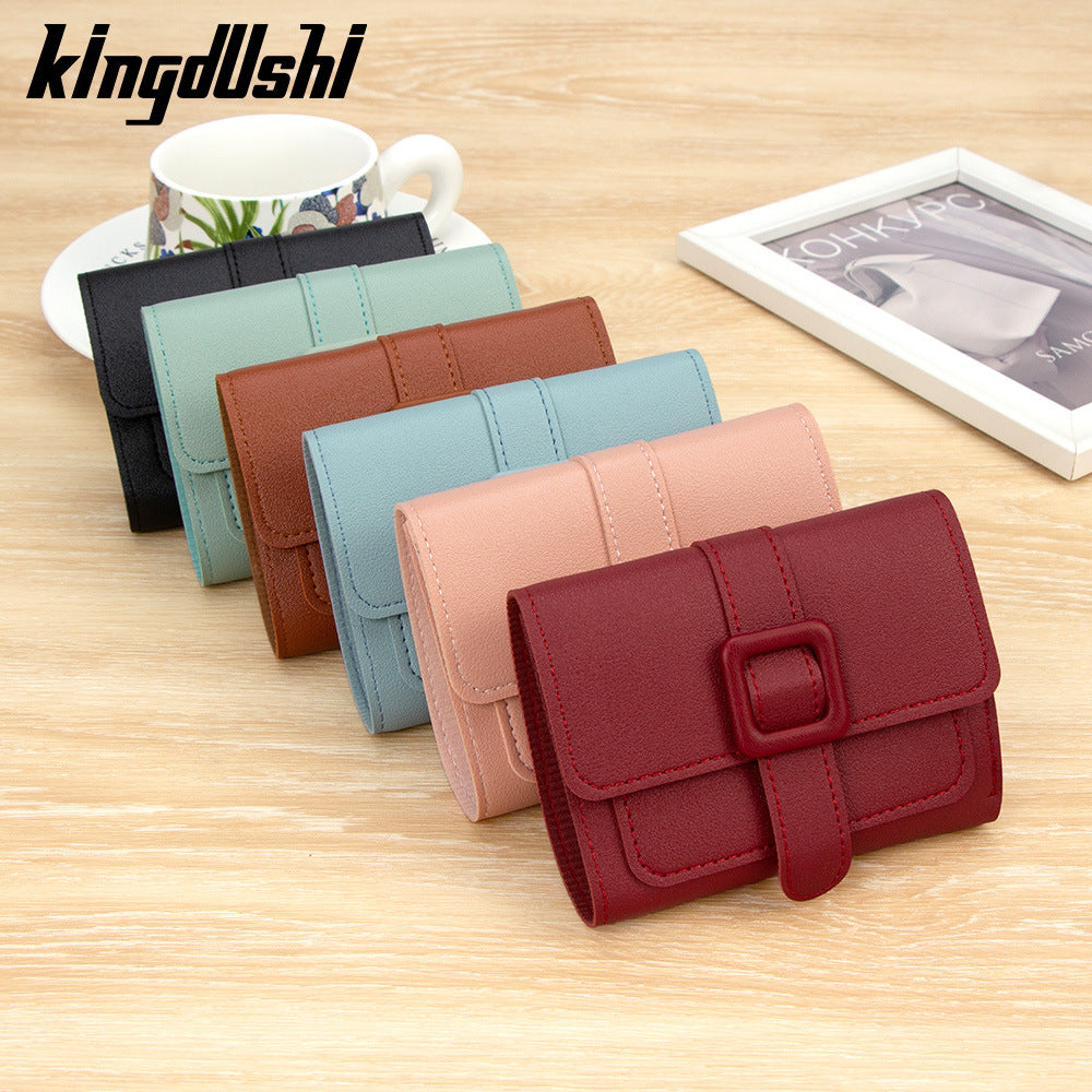 Women's Short Solid Color Summer High Sense Coin Purses