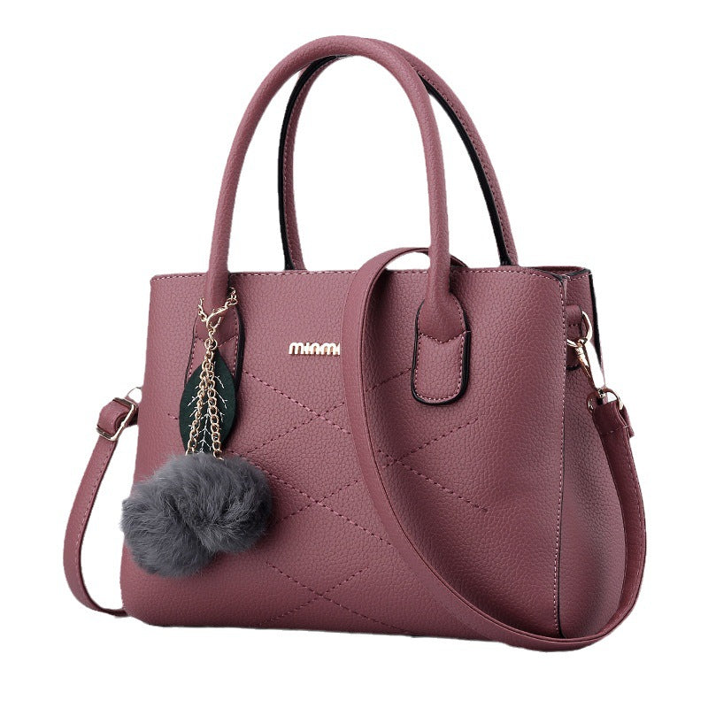Women's Korean Style Large Elegant Mother Simple Handbags