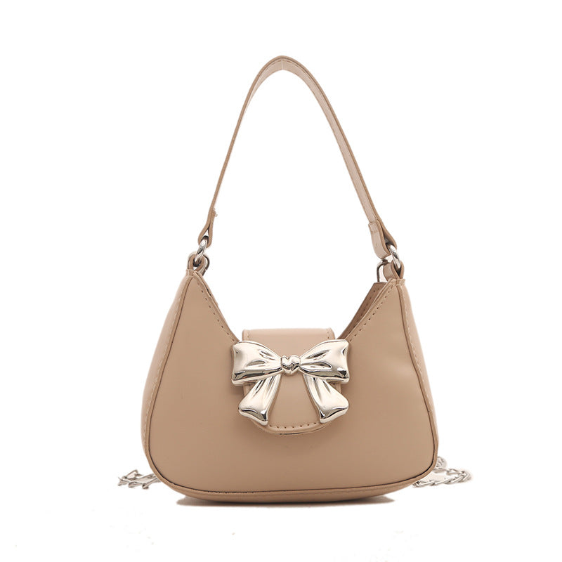 Women's Fashion Bowknot Decorative Spring Popular Chain Crossbody Bags