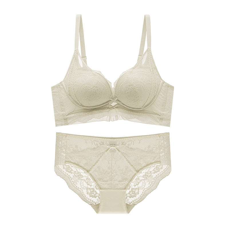 Women's Lace Small Chest Push Up Underwear Accessory Breast No Lingerie Sets